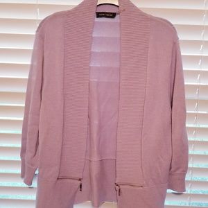 Lavander 3/4 sleeve cardigan